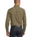 Port Authority S649    Stain-Release Roll Sleeve T in Vintage khaki back view