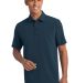 Port Authority S650    Ultra Stretch Pocket Polo in Regatta blue front view