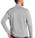 Port Authority F232    Sweater Fleece Jacket in Grey hthr back view