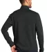 Port Authority F232    Sweater Fleece Jacket Black Hthr back view