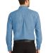 Port Authority TLS600    Tall Long Sleeve Denim Sh in Faded denim back view