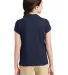 Port Authority YG503    Girls Silk Touch   Peter P Navy back view