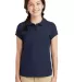 Port Authority YG503    Girls Silk Touch   Peter P Navy front view