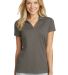 Port Authority L573    Ladies Rapid Dry   Mesh Pol in Grey smoke front view