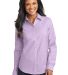 Port Authority L658    Ladies SuperPro   Oxford Sh in Soft purple front view