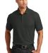 Port Authority K100    Core Classic Pique Polo in Deep black front view