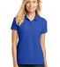 Port Authority L100    Ladies Core Classic Pique P in True royal front view