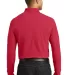 Port Authority K100LS    Long Sleeve Core Classic  Rich Red back view