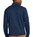 Port Authority K805    Vertical Texture 1/4-Zip Pu in Reg bl/iron gy back view
