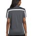 Port Authority L547    Ladies Silk Touch Performan in Steel grey/wh back view
