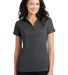 Port Authority L575    Ladies Crossover Raglan Pol in Battleship gry front view