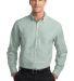 Port Authority S658    SuperPro   Oxford Shirt in Green front view