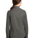 Port Authority L663    Ladies SuperPro   Twill Shi in Sterling grey back view