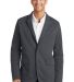 Port Authority M2000 Mens Knit Blazer in Battleship gry front view