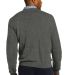 Port Authority SW285    V-Neck Sweater in Charcoal hthr back view