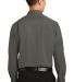 Port Authority S663    SuperPro   Twill Shirt in Sterling grey back view