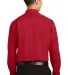 Port Authority S663    SuperPro   Twill Shirt Rich Red back view