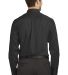 Port Authority TLS638    Tall Non-Iron Twill Shirt in Black back view