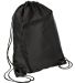 Port Authority BG80    -  Colorblock Cinch Pack in Black/black front view