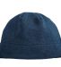 Port Authority C917    Heathered Knit Beanie in Lagoon bl h/bk front view