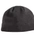 Port Authority C917    Heathered Knit Beanie Blk Hthr/Charc front view