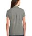 Port Authority L577    Ladies Meridian Cotton Blen in Monument grey back view