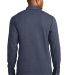 Port Authority K808    Interlock Polo Cover-Up in Est bl he/char back view