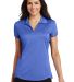 Port Authority L576    Ladies Trace Heather Polo in True royal hth front view