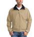 Port Authority TLJP54    Tall Competitor  Jacket in Sand dune/blk front view