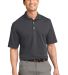 Port Authority TLK455    Tall Rapid Dry Polo in Charcoal front view