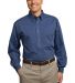 Port Authority TLS613    Tall Tonal Pattern Easy C in Blue front view