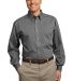 Port Authority TLS613    Tall Tonal Pattern Easy C in Grey front view