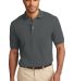 Port Authority TLK420    Tall Heavyweight Cotton P in Steel grey front view