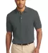 Port Authority TLK420    Tall Heavyweight Cotton P Steel Grey front view