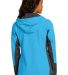 Port Authority L319    Ladies Vertical Hooded Soft in Cyan bl/mag gy back view