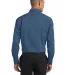 Port Authority S646    Stretch Poplin Shirt Moonlight Blue back view