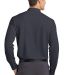 Port Authority K570    Dimension Knit Dress Shirt in Battleship gry back view