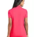 Port Authority L568    Ladies Cotton Touch   Perfo Hot Coral back view