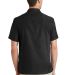 Port Authority S662    Textured Camp Shirt Black
