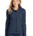 Port Authority L231    Ladies Digi Stripe Fleece J in Navy front view