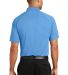 Port Authority K575    Crossover Raglan Polo in Azure blue back view