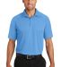 Port Authority K575    Crossover Raglan Polo in Azure blue front view