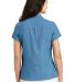 Port Authority L662    Ladies Textured Camp Shirt in Celadon back view