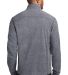 Port Authority F235    Heather Microfleece Full-Zi in True navy hthr back view