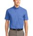 Port Authority TLS508    Tall Short Sleeve Easy Ca in Ultramrn blue front view