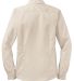 Port Authority L638    Ladies Non-Iron Twill Shirt in Light stone back view
