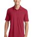 Port Authority K568    Cotton Touch   Performance  in Chili red front view