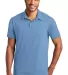 Port Authority K577    Meridian Cotton Blend Polo Blue Skies front view