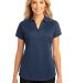 Port Authority L574    Ladies Digi Heather Perform in Dress blue nvy front view
