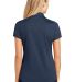 Port Authority L574    Ladies Digi Heather Perform in Dress blue nvy back view